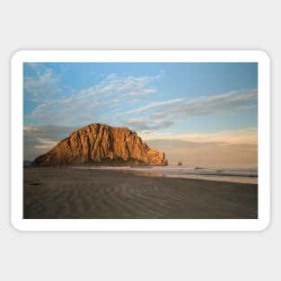 Morro Rock At Dawn Sticker